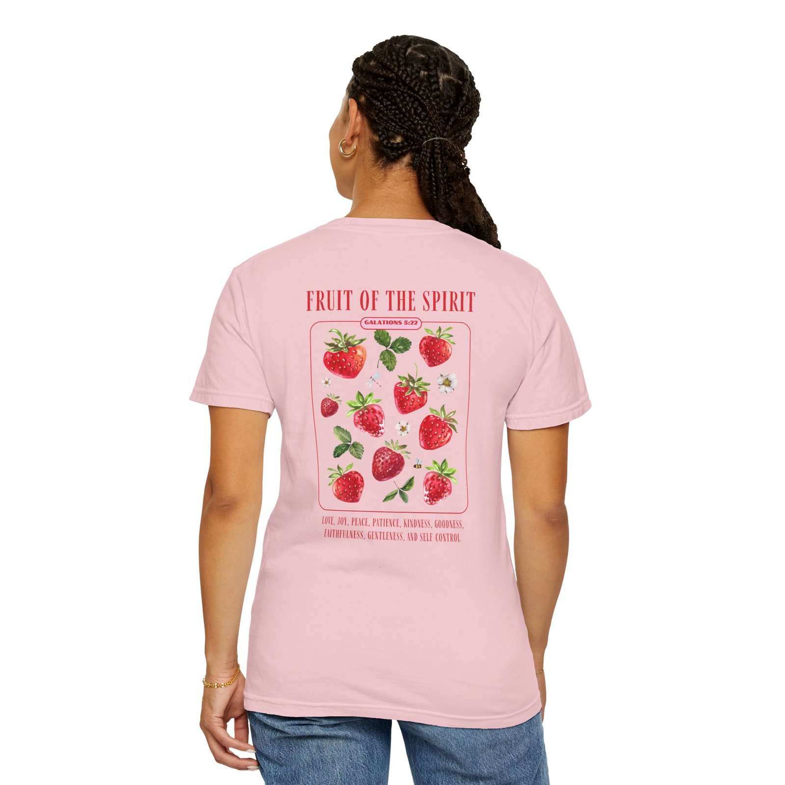 Fruit of the Spirit Unisex T-Shirt - Inspirational Strawberry Design - Image 7