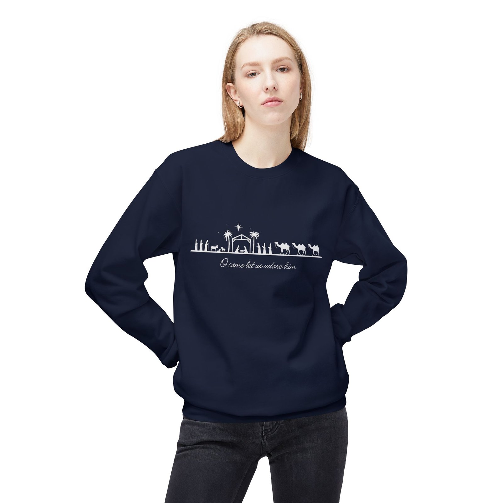 Unisex Midweight Softstyle Fleece Crewneck Sweatshirt - Image 35