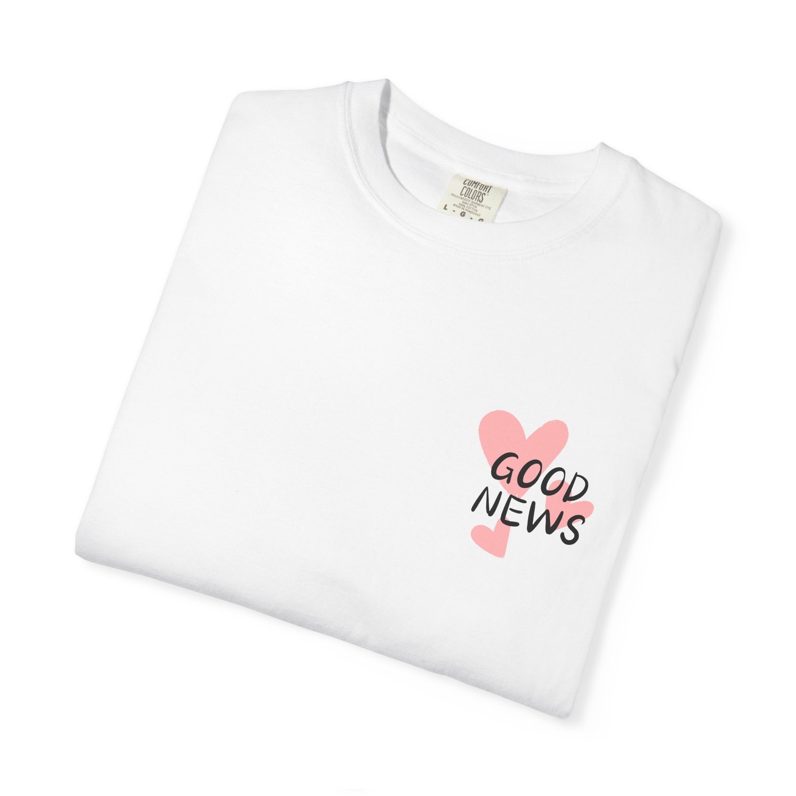 Good News Jesus Loves You T-shirt, Faith-Based Tee, Inspirational Apparel, Unisex Garment Shirt, Christian Gift, Perfect for Holidays - Image 3