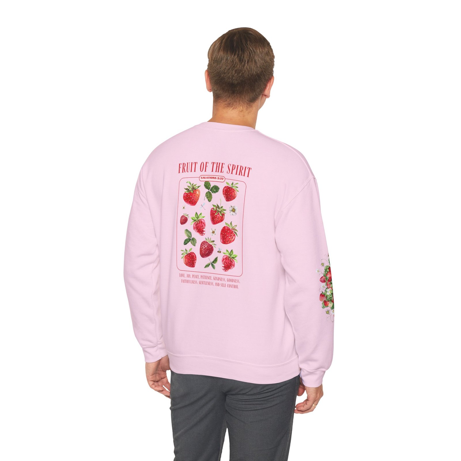 Fruit of the Spirit Sweatshirt - Unisex Crewneck Inspired by Love and Kindness - Image 5