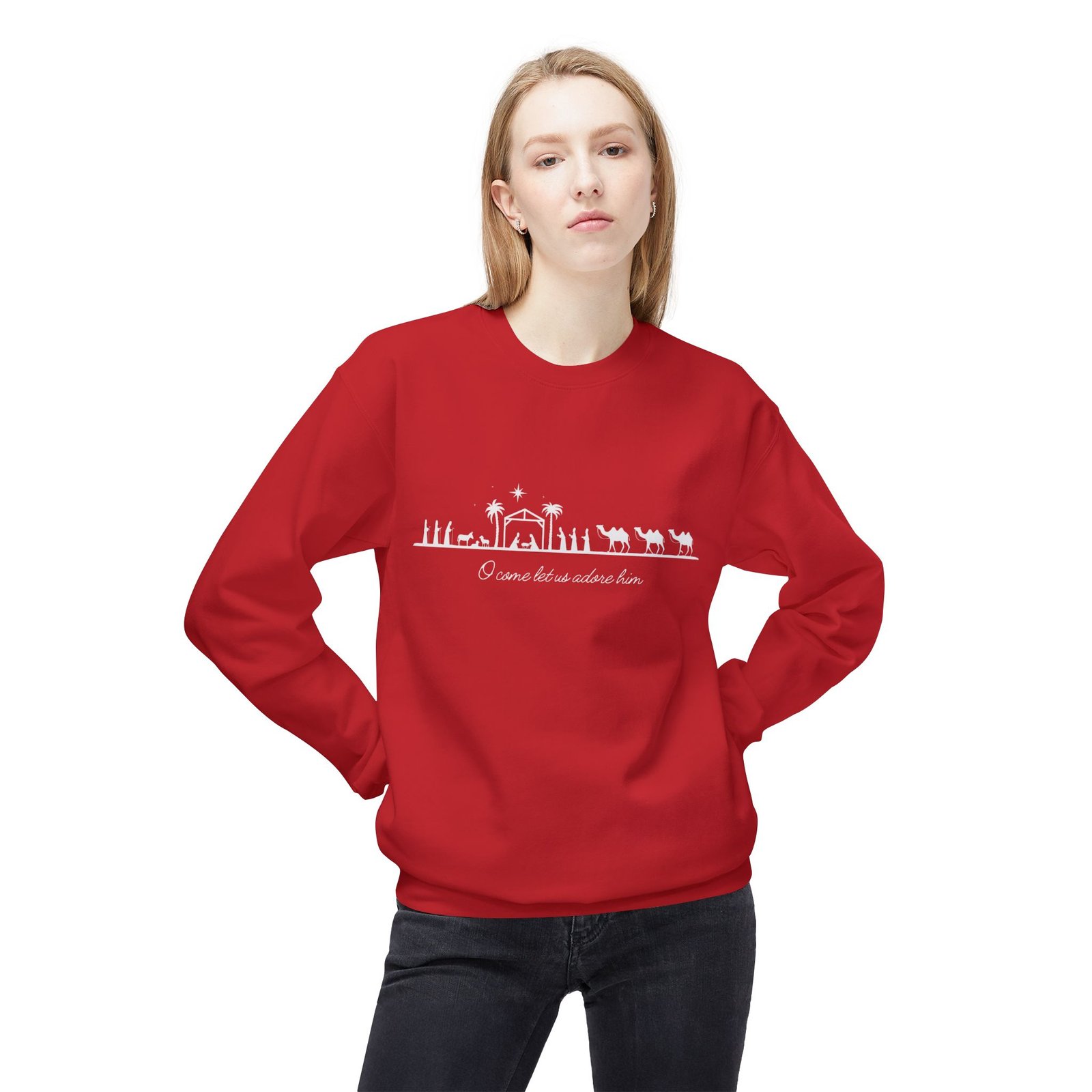 Unisex Midweight Softstyle Fleece Crewneck Sweatshirt - Image 19