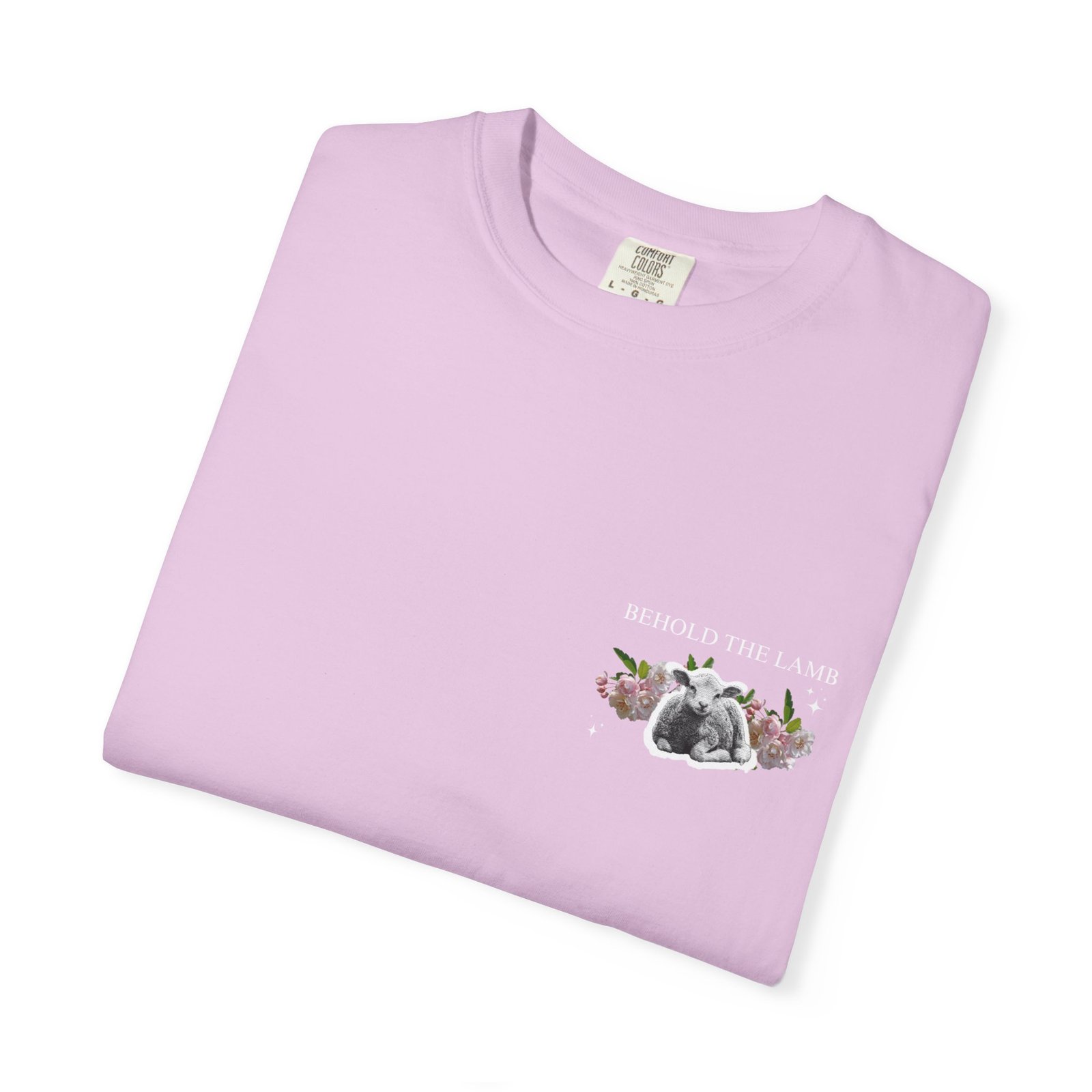 Inspirational Unisex T-Shirt - Behold the Lamb Faith Design - Image 10