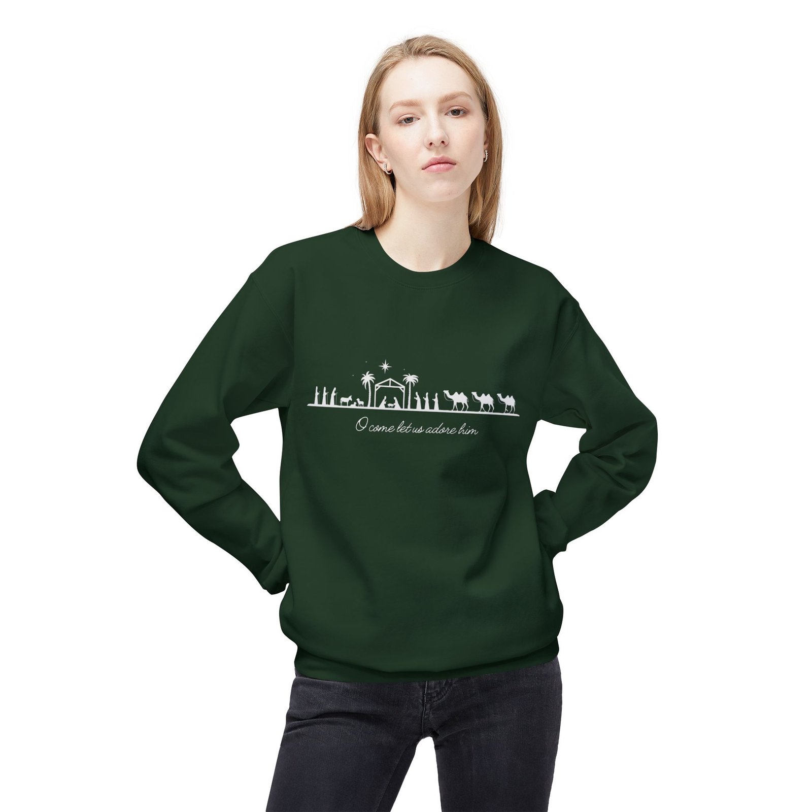 Unisex Midweight Softstyle Fleece Crewneck Sweatshirt - Image 31